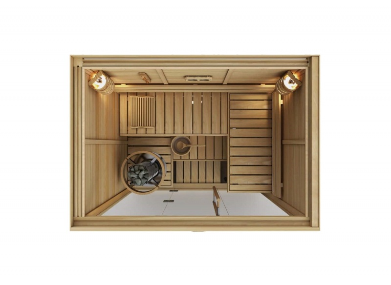 Компакт сауна AURUM-SPA ELITE Glass